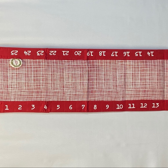 Advent Count Down to Christmas Table Runner. - Picture 5 of 8